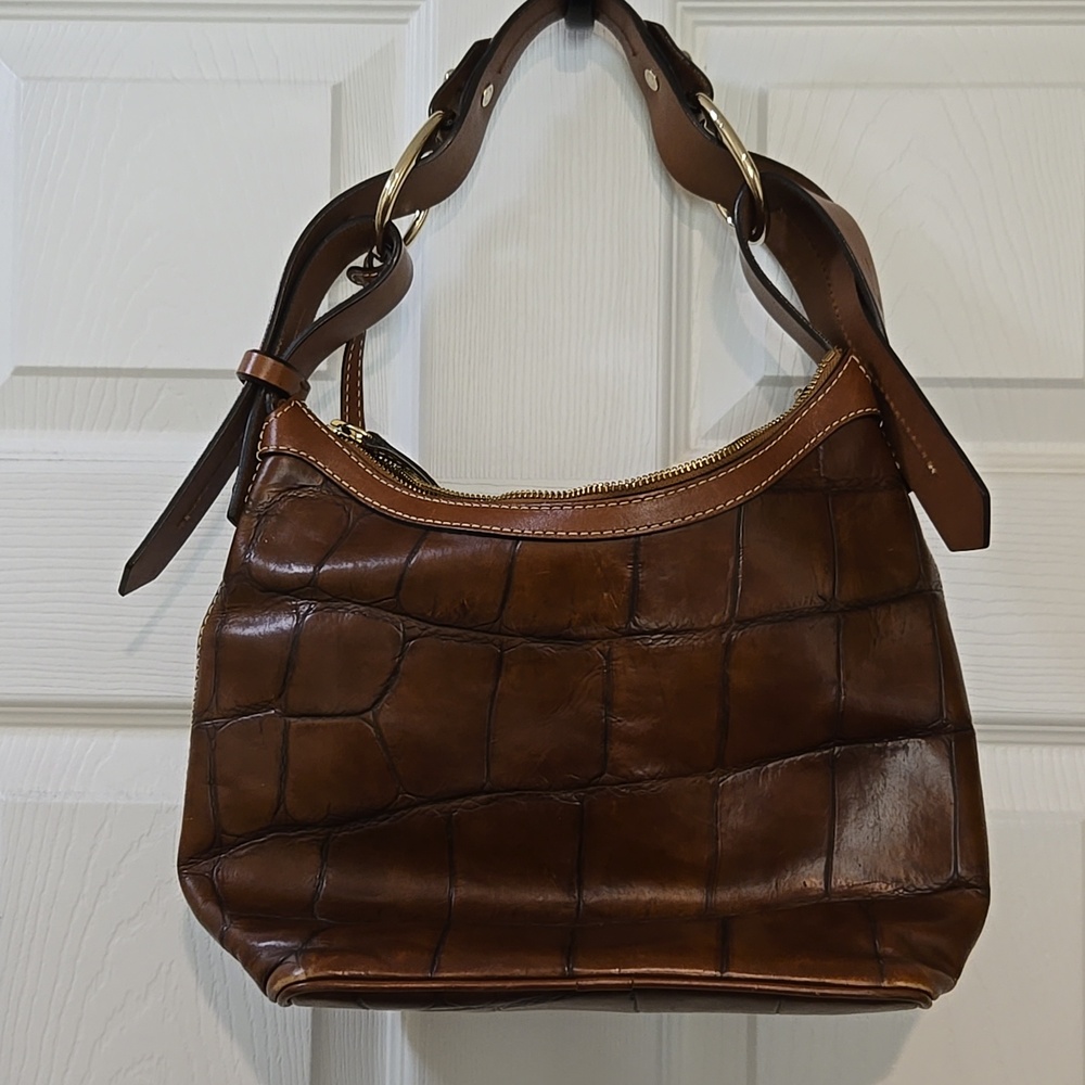 Dooney & Bourke Leather Shoulder Bag - Picture 16 of 16